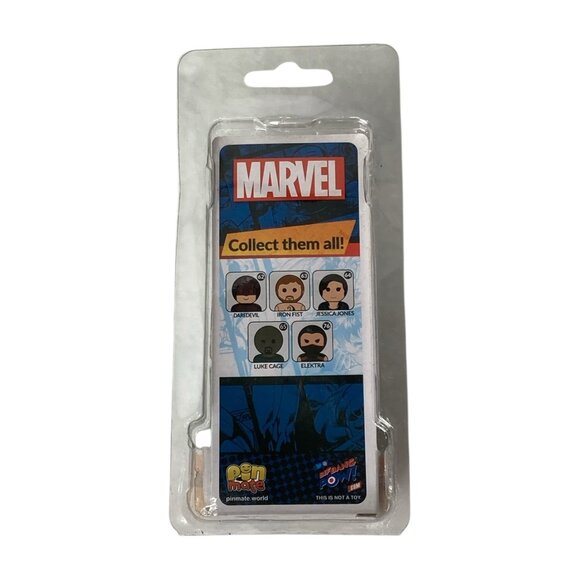 Marvel Pin Mate Wooden Figure Collectibles Iron Fist Elektra Daredevil 62 63 76 - Picture 8 of 8